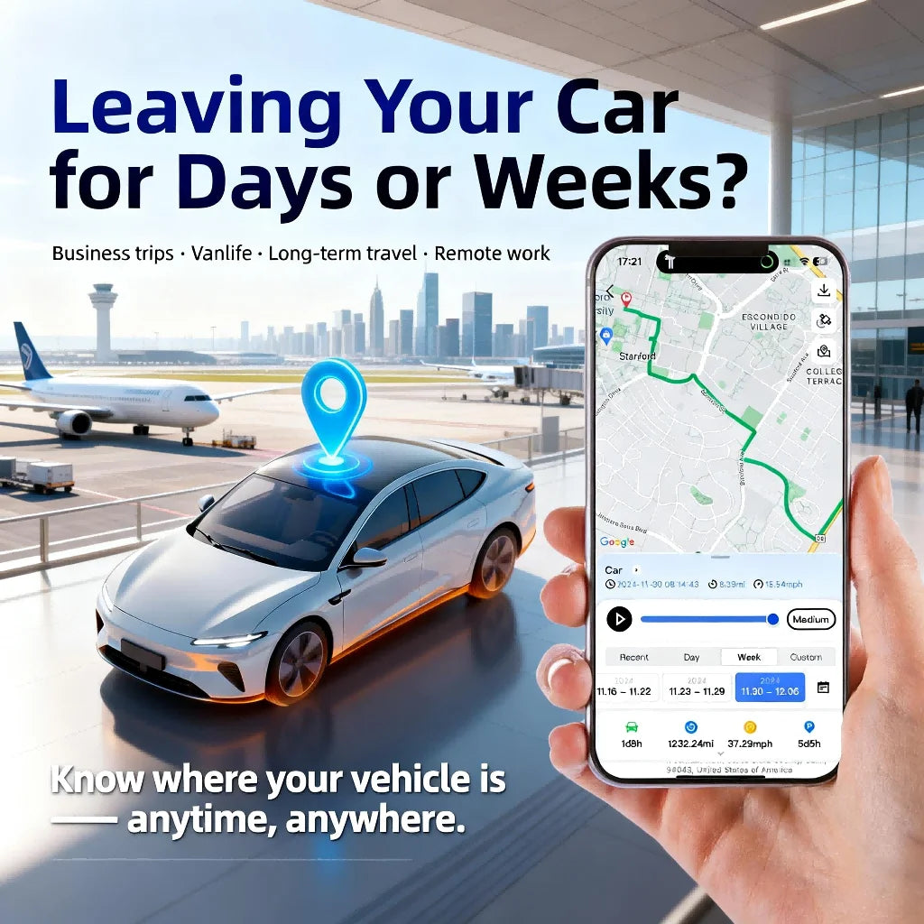 Wanwaytech Wireless GPS Tracker Anti Theft Realtime Geofence Alarm 6000mAh