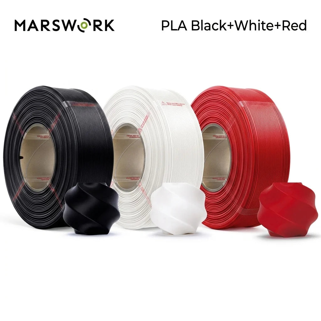 MarsWork PLA Filament Pre Dried AMS Compatible 3D Printer Spool