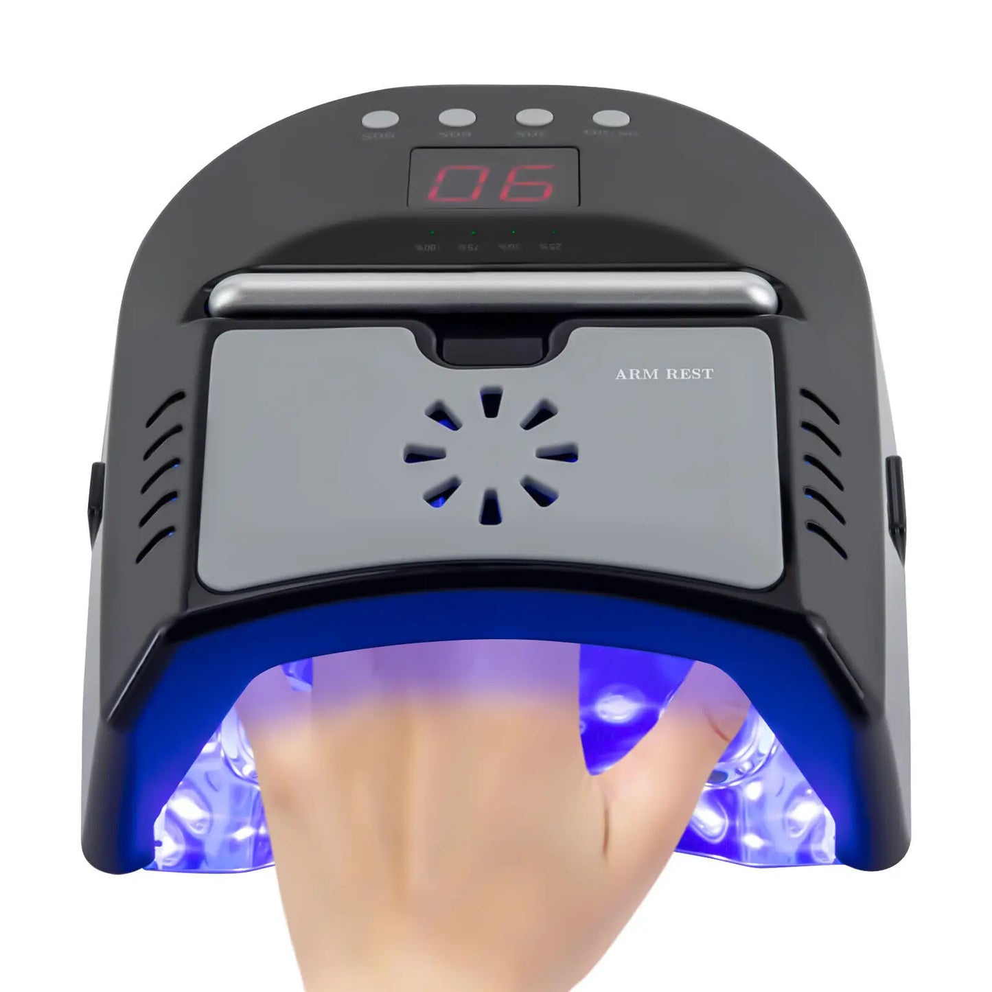New 72W Rechargeable Cordless UV LED Nail Lamp