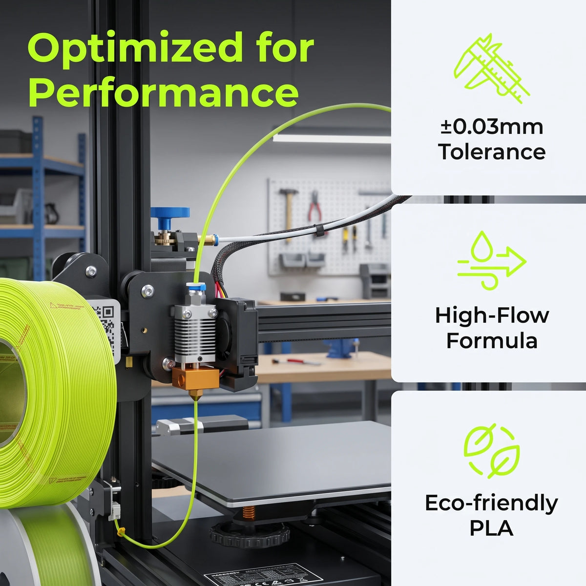 MarsWork PLA Filament Pre Dried AMS Compatible 3D Printer Spool