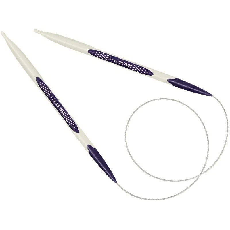 Ergonomic Circular Knitting Needles High Performance Plastic Tips
