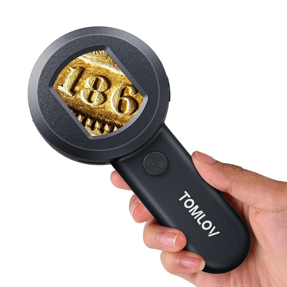 Tomlov P10 Digital Portable Handheld Microscope With Built In Light