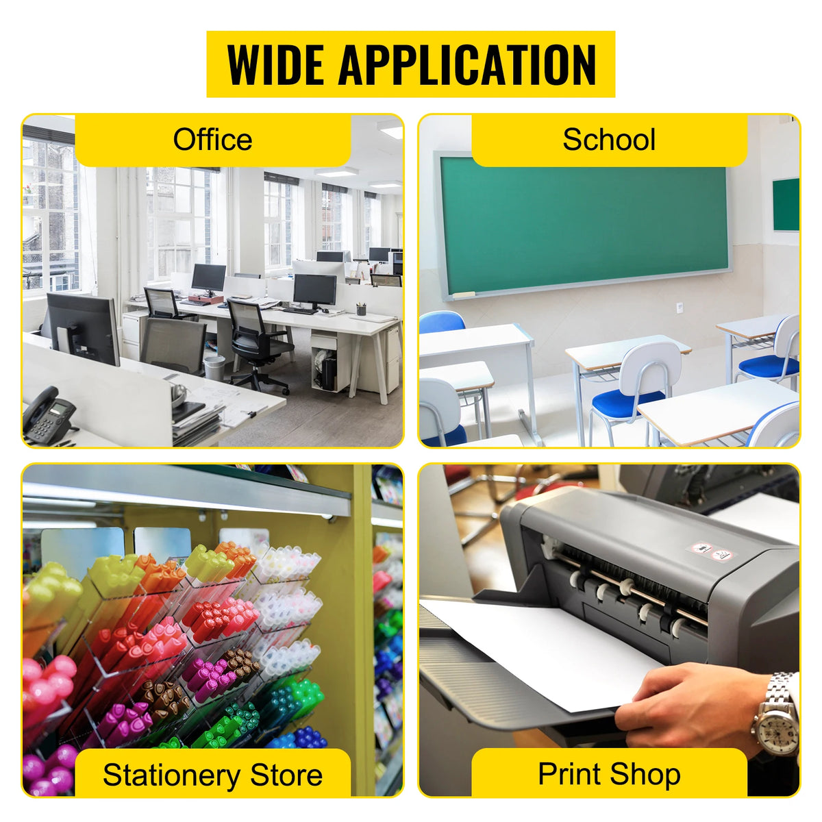 Heavy Duty Manual Guillotine Paper Cutter For Office Use