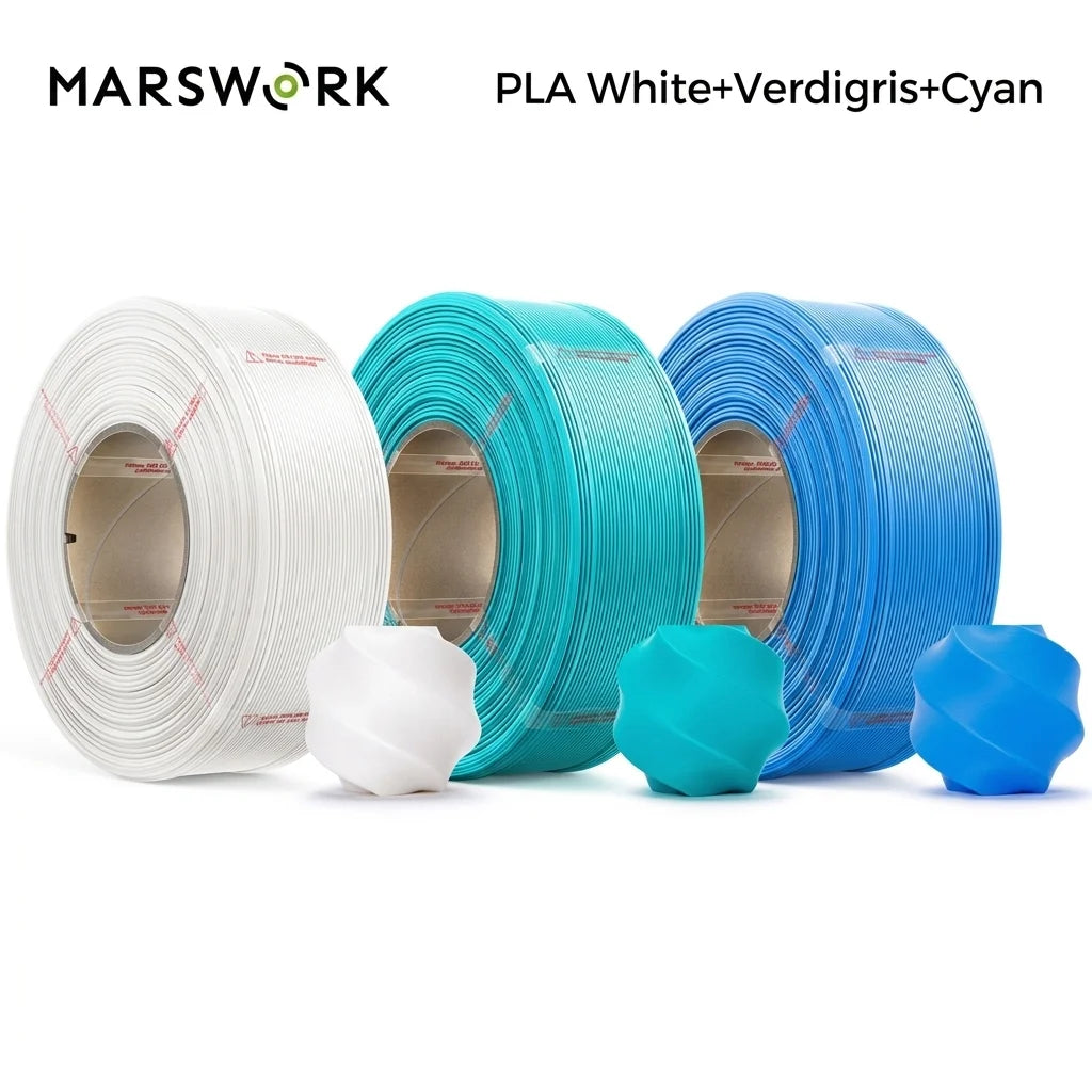 MarsWork PLA Filament Pre Dried AMS Compatible 3D Printer Spool
