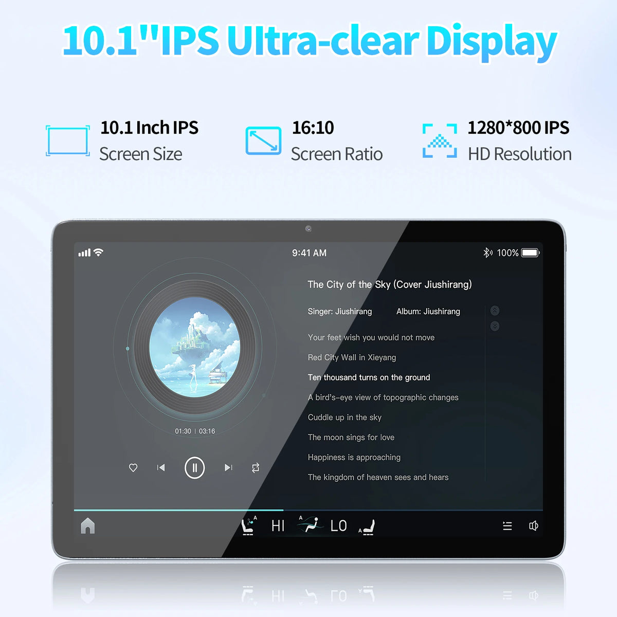 Pritom Android Tablet Featuring 128GB Storage And Dual Cameras