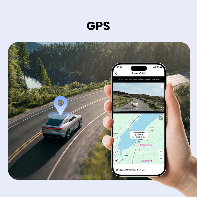 DDPAI Z50 Pro 4K Front And Rear Dash Cam Recorder