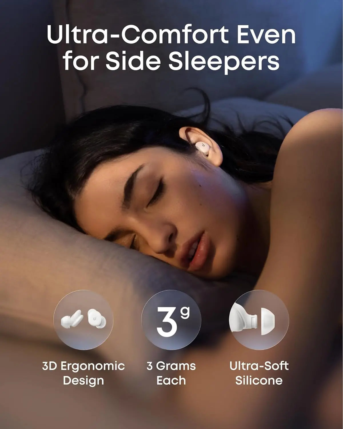 Soundcore Sleep A30 Earbuds With Active Noise Cancellation