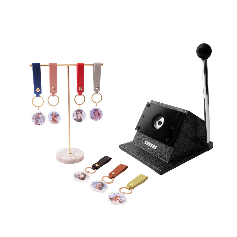 Acrylic Keychain Making Machine Kit With Craft Press And Materials