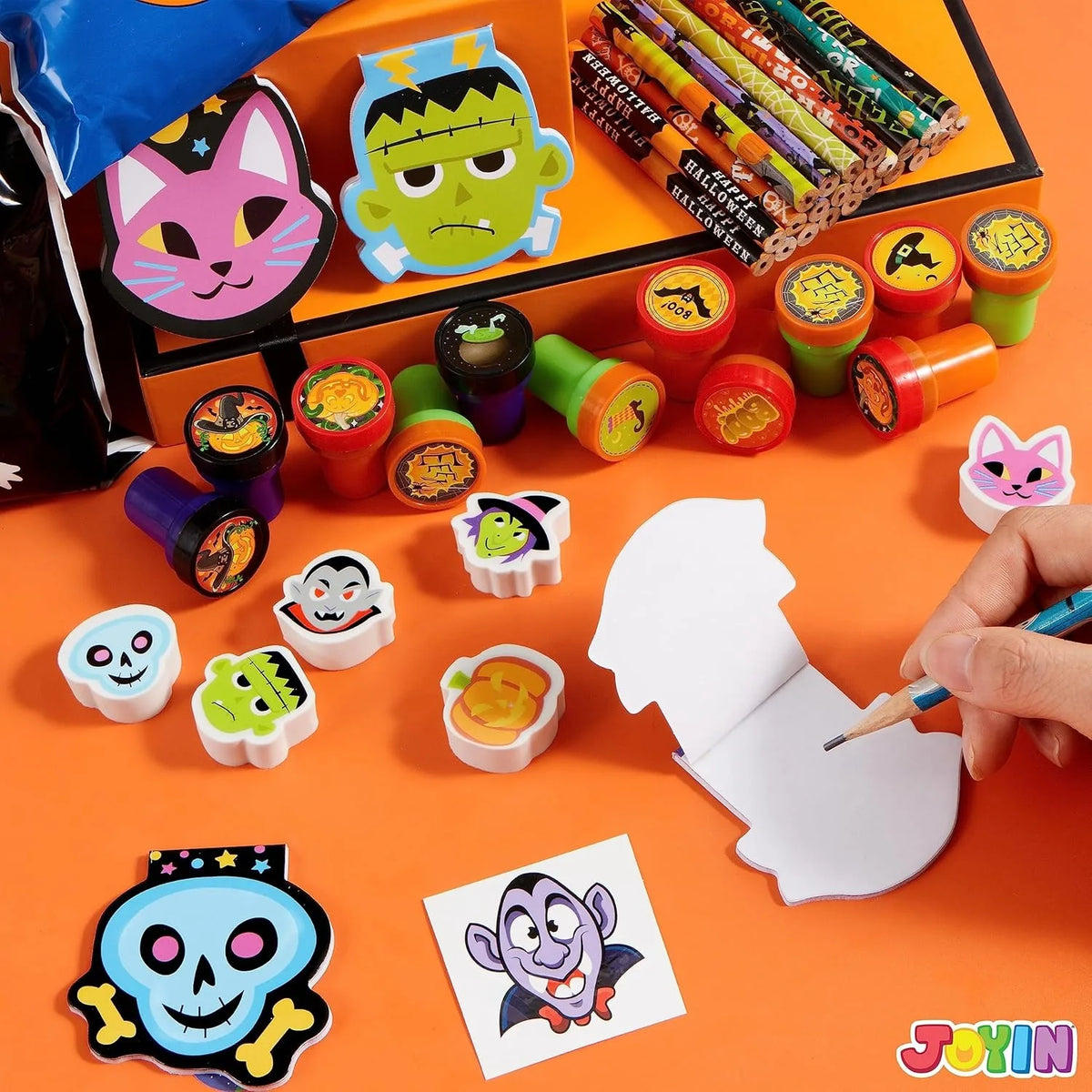 Joyfy Halloween Art And Craft Stationery Party Favor Gift Set