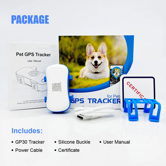 WANWAYTECH Wireless 4G Pet GPS Tracker Unlimited Monitoring Location Device