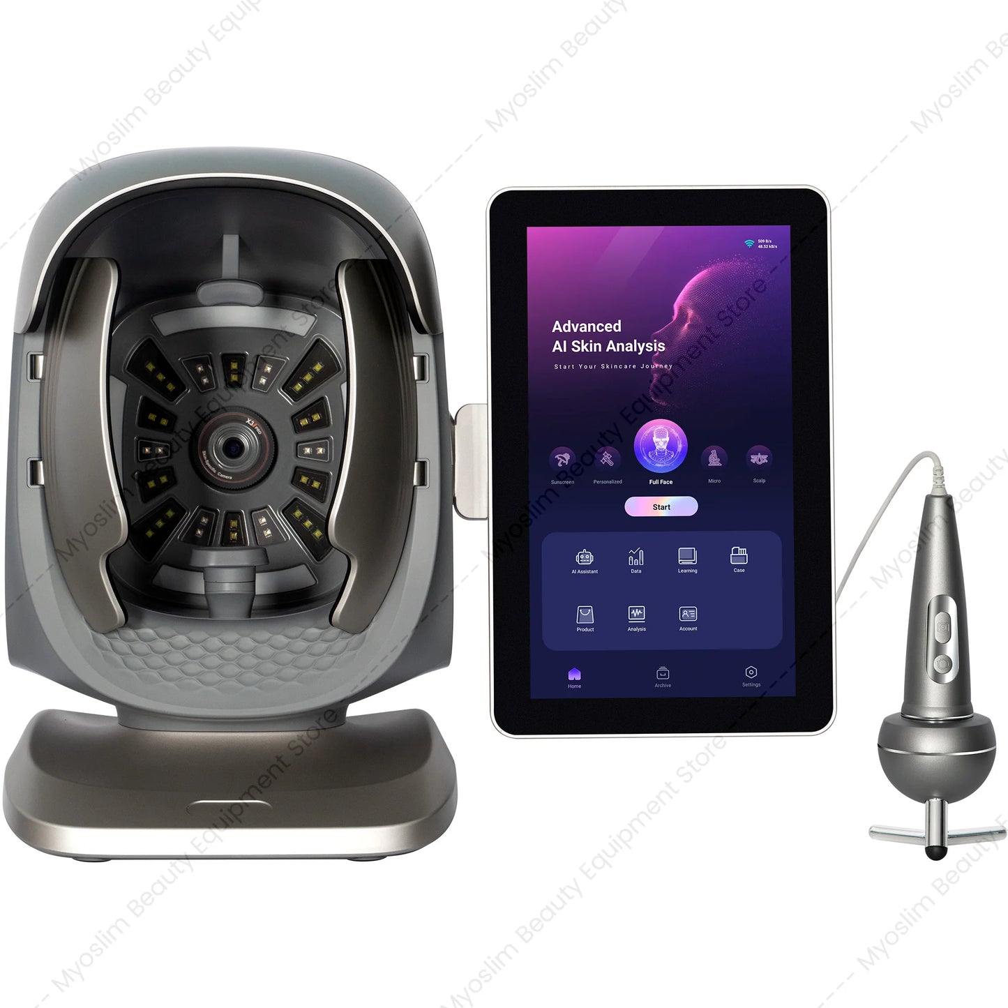 Myoslim X3 Pro AI 8 Spectrum Professional Facial Scanner