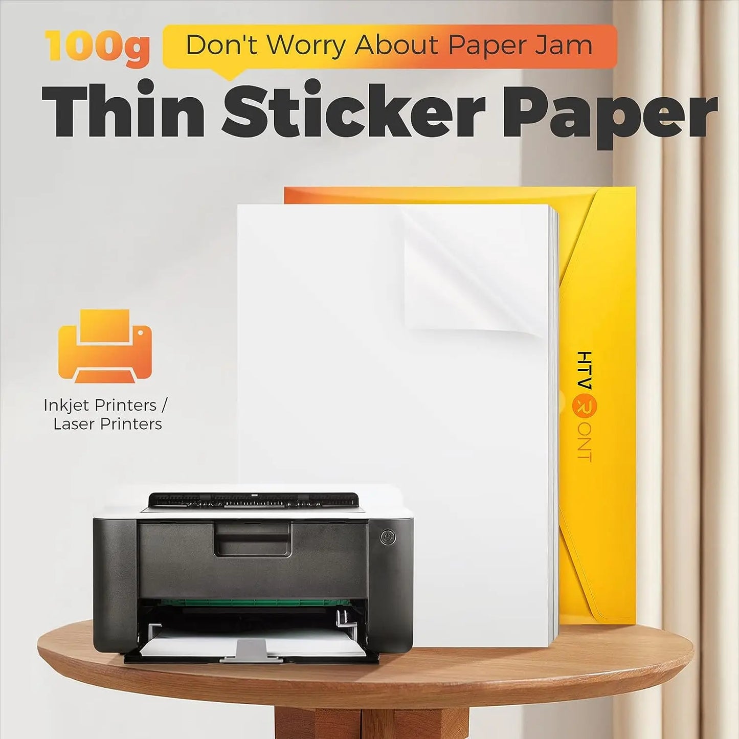 Htvront Premium Waterproof Printable Vinyl Sticker Paper