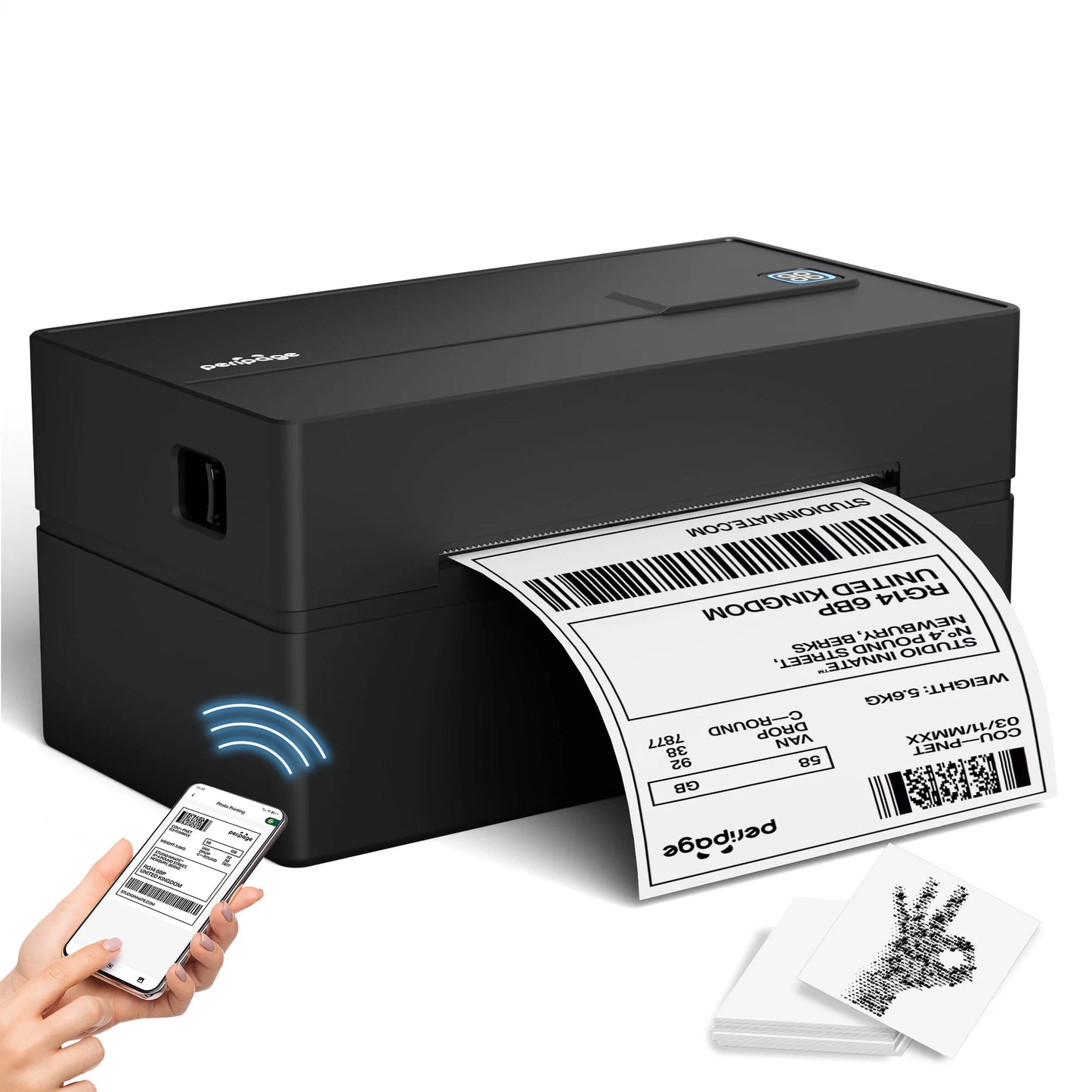 PeriPage Wireless Bluetooth Thermal Shipping Label Printer For Business