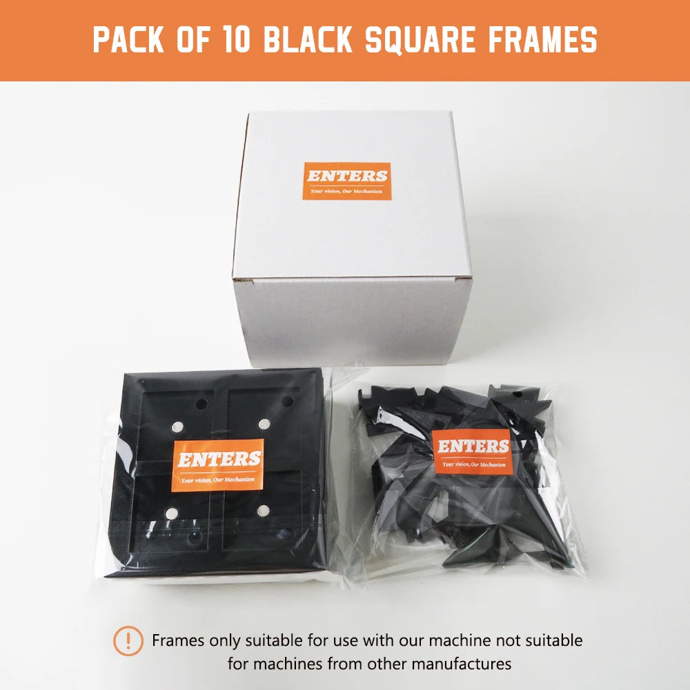 Blank 50Mm Square Plastic Photo Picture Frame Magnet