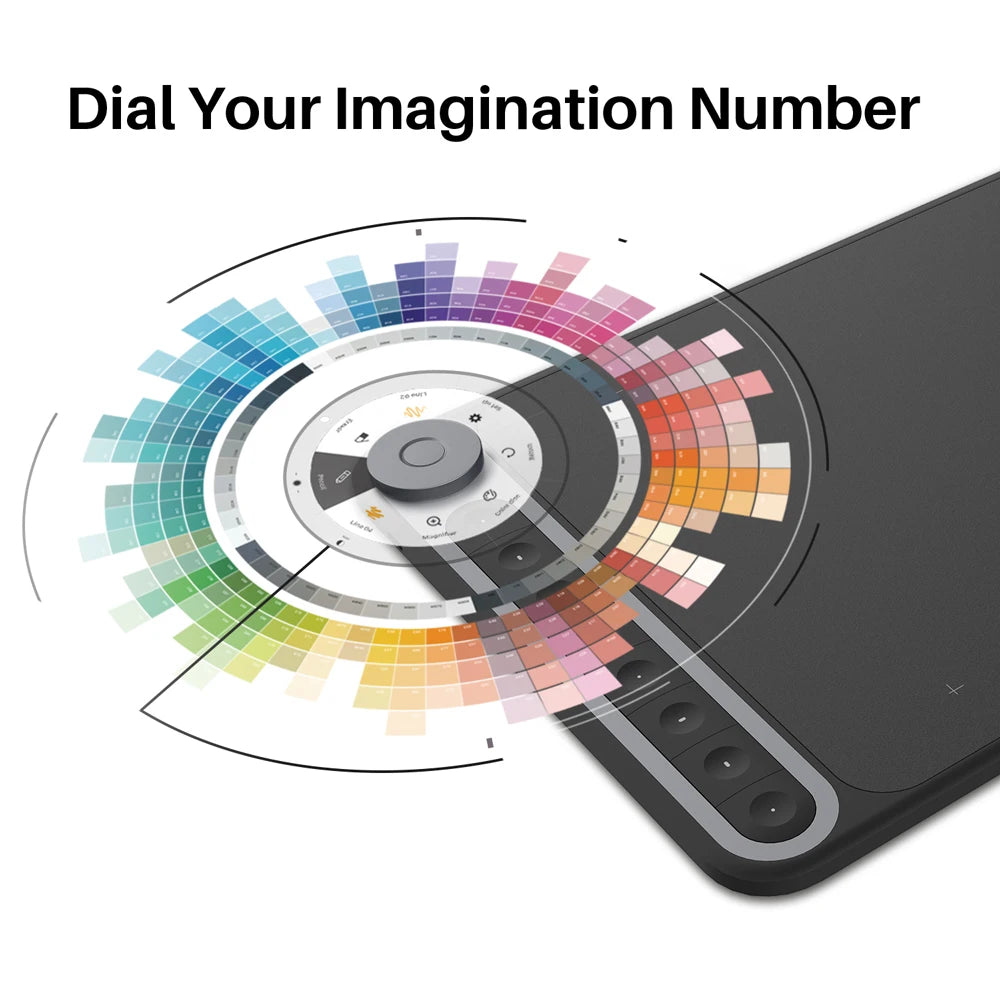 Huion Inspiroy Dial Q620M Wireless Digital Pen Graphic Tablet