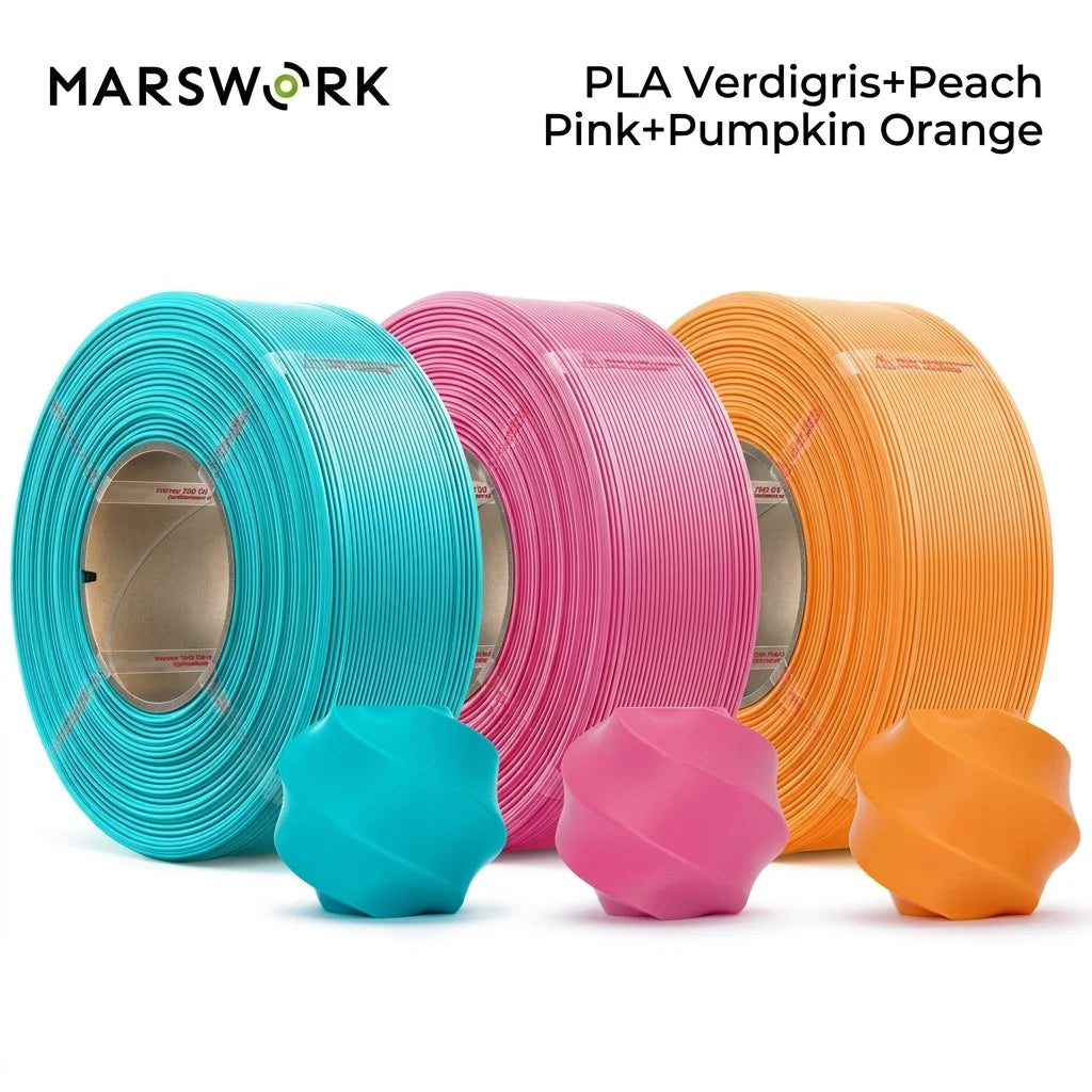 MarsWork PLA Filament Pre Dried AMS Compatible 3D Printer Spool