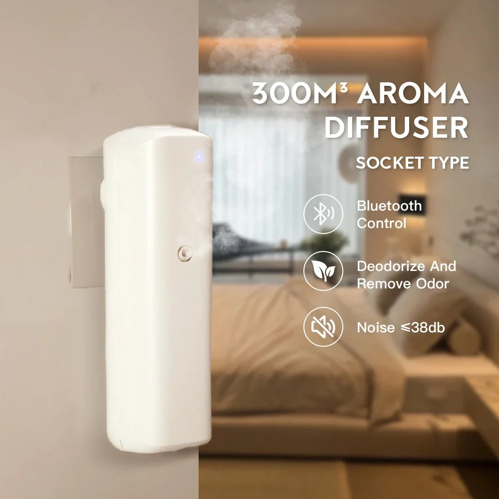 Namste Bluetooth Wall Diffuser Waterless Essential Oil Scent Air Machine