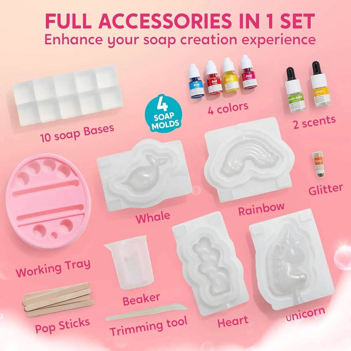Joyfy Unicorn Soap Making Creative Craft Kit For Kids