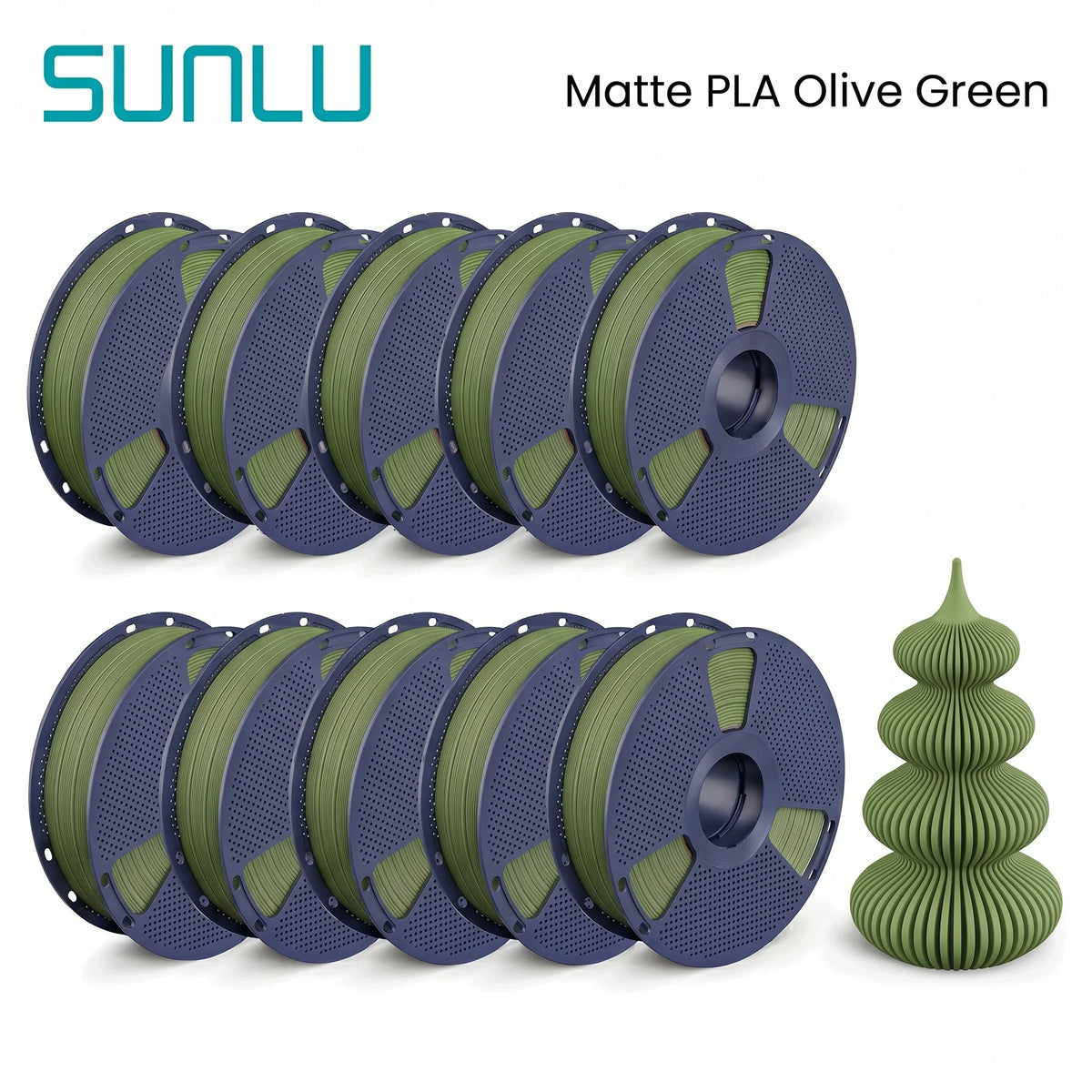 Sunlu Matte PLA 3D Printer Filament Premium Quality Smooth Prints