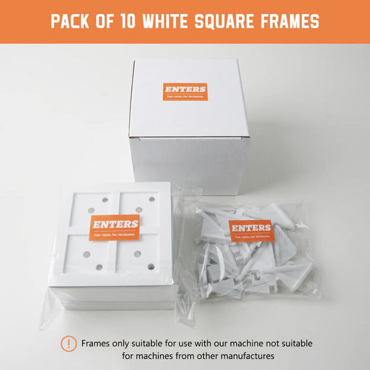 Blank 50Mm Square Plastic Photo Picture Frame Magnet