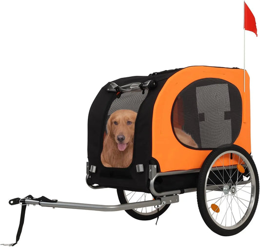 Twister CK Premium Foldable Dog Bike Trailer With Comfortable Ride