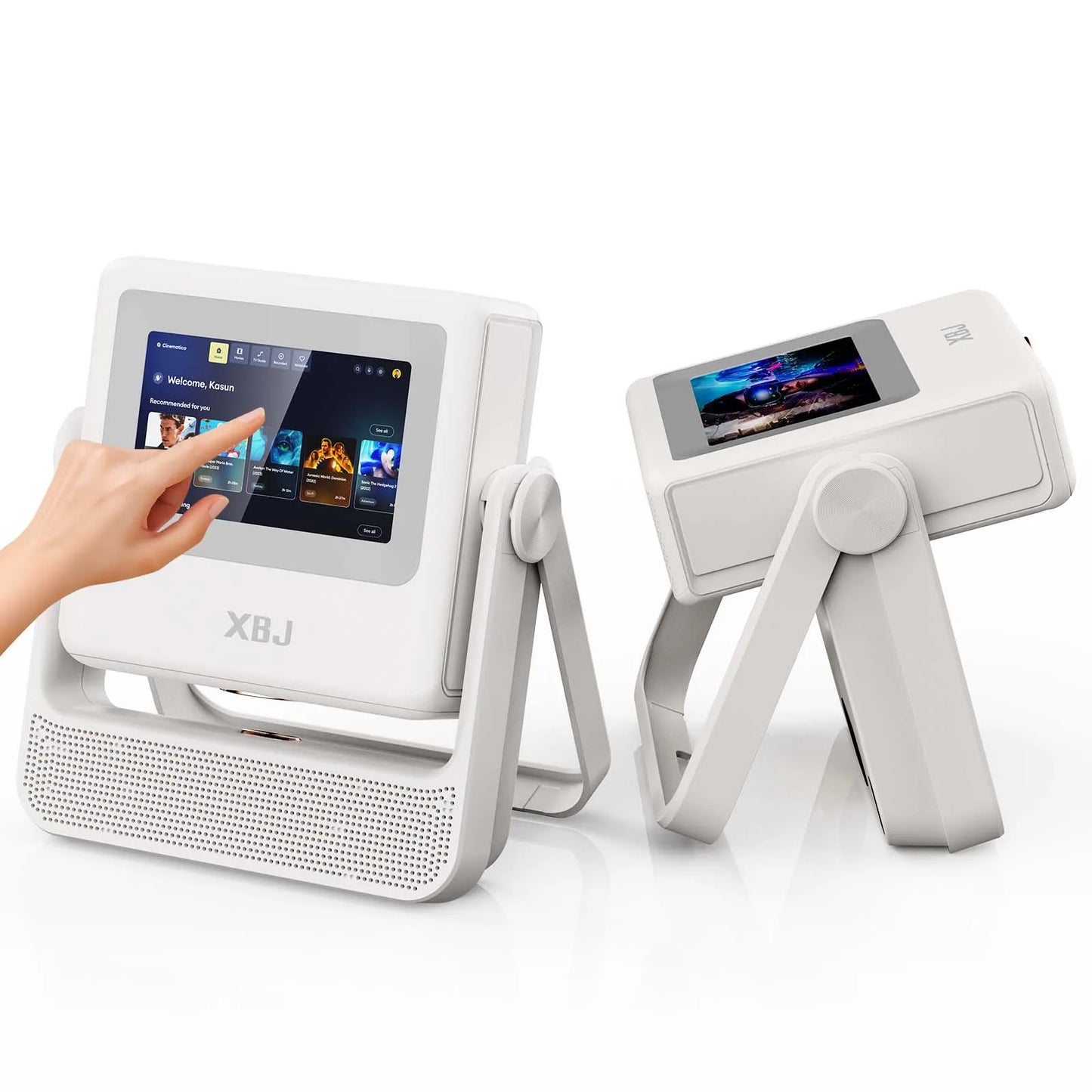 4K Touch Screen Projector Wifi Bluetooth Portable Theater Movie Cinema