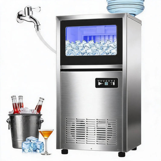 Commercial Under Counter Ice Maker With Self Cleaning Unit