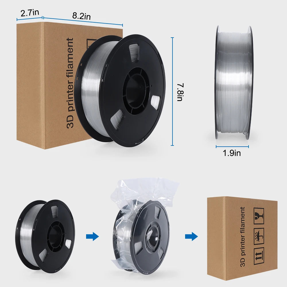 Lokpu Standard PETG Filament For FDM Desktop 3D Printers