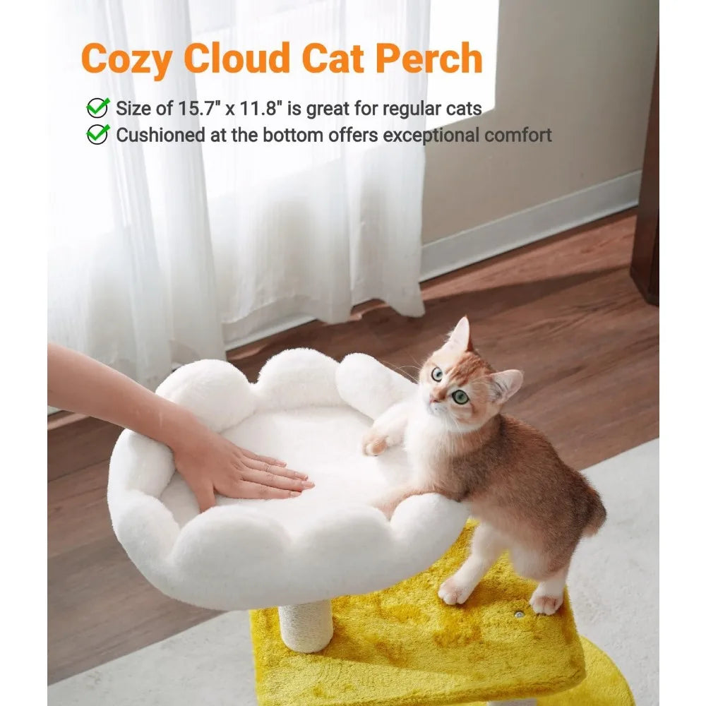 NBVCX Cat Tree Tower With Plush Padded Bed Condo Unit