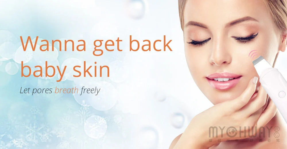 Mychway Ultrasound Facial Dermabrasion Beauty Device For Skin Care
