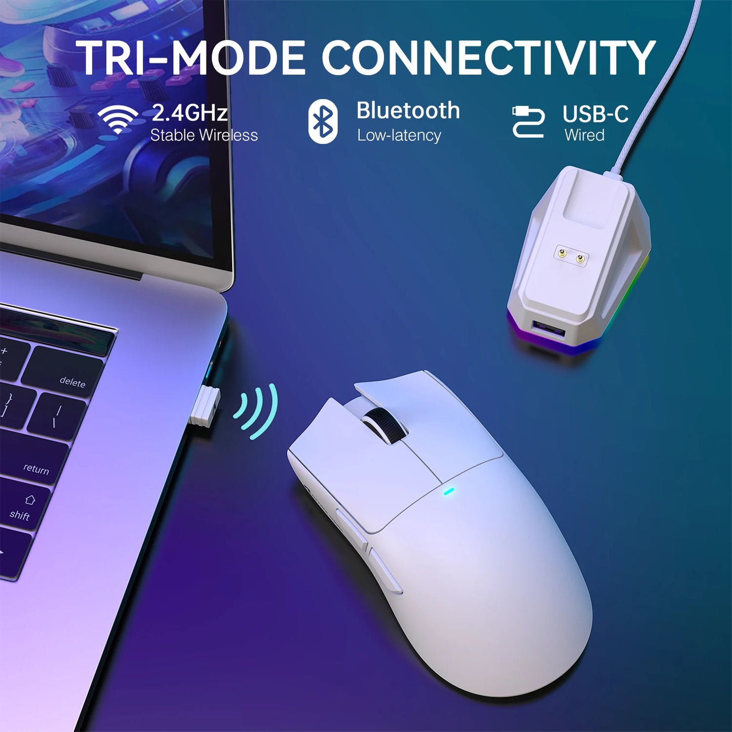 Attack Shark X11 Wireless Gaming Mouse 22K DPI RGB Backlight