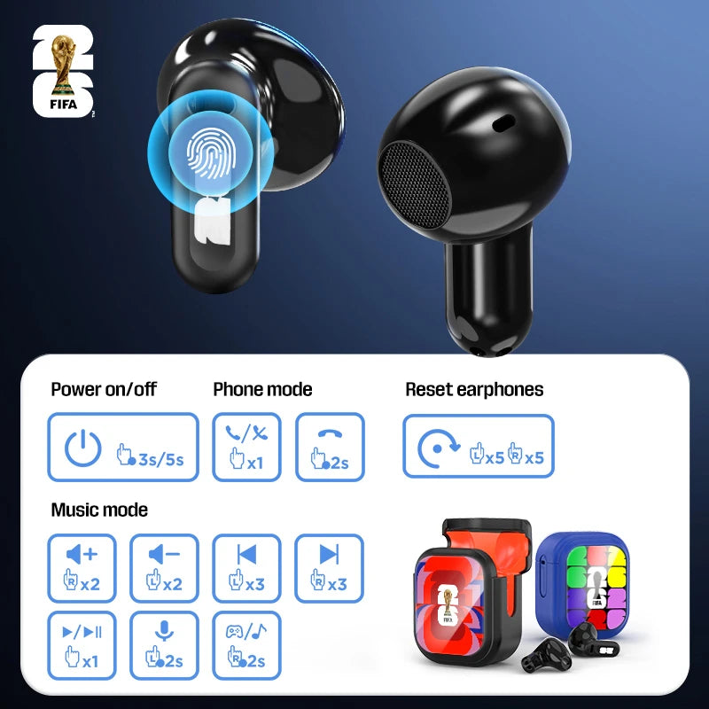 FIFA AI Translation Wireless Earbuds With Noise Cancelling