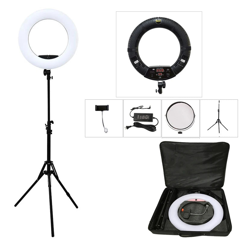 Yidoblo 96w Bicolor LED Ring Light Kit Including Stand Bag