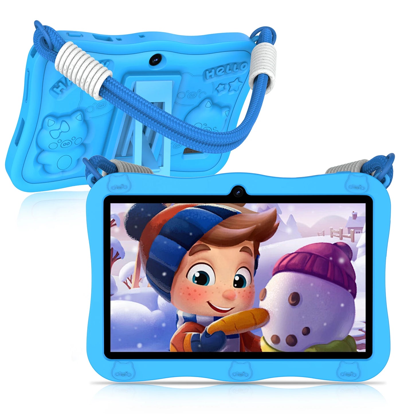 Pritom Kids Android Tablet Featuring Parental Controls And Dual Cameras