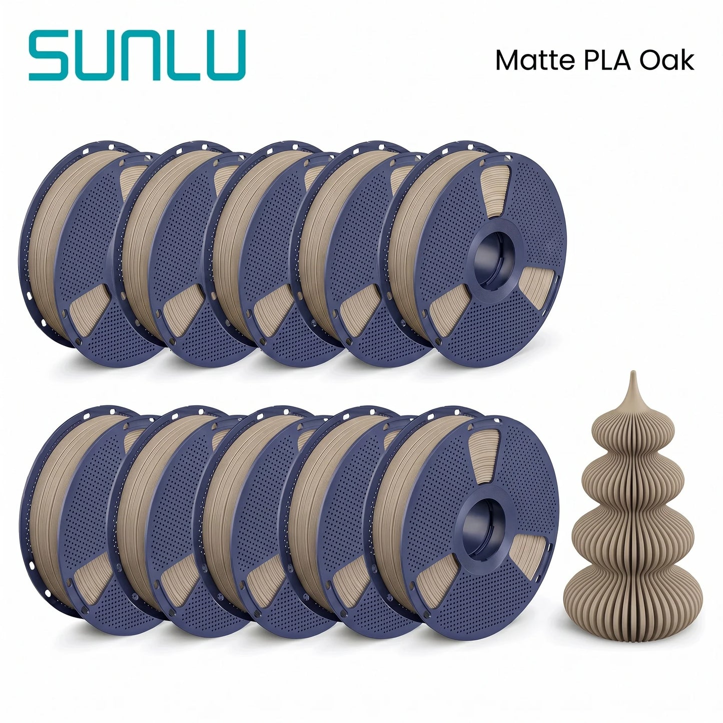 Sunlu Matte PLA 3D Printer Filament Premium Quality Smooth Prints