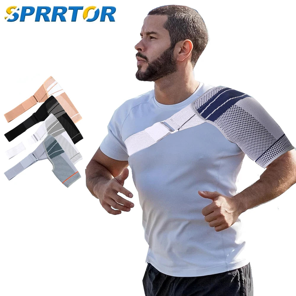Shoulder Brace for Men and Women With Adjustable Strap