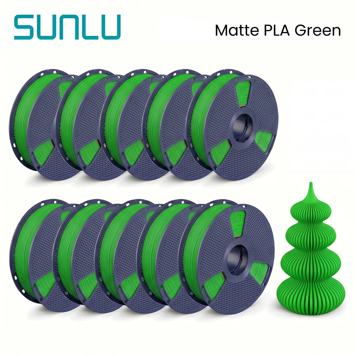 Sunlu Matte PLA 3D Printer Filament Premium Quality Smooth Prints