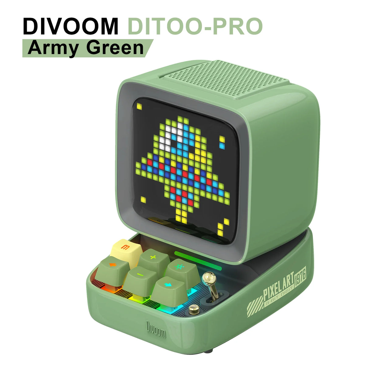 Divoom Ditoo Pro Retro Bluetooth Pixel Art Wireless Alarm Speaker