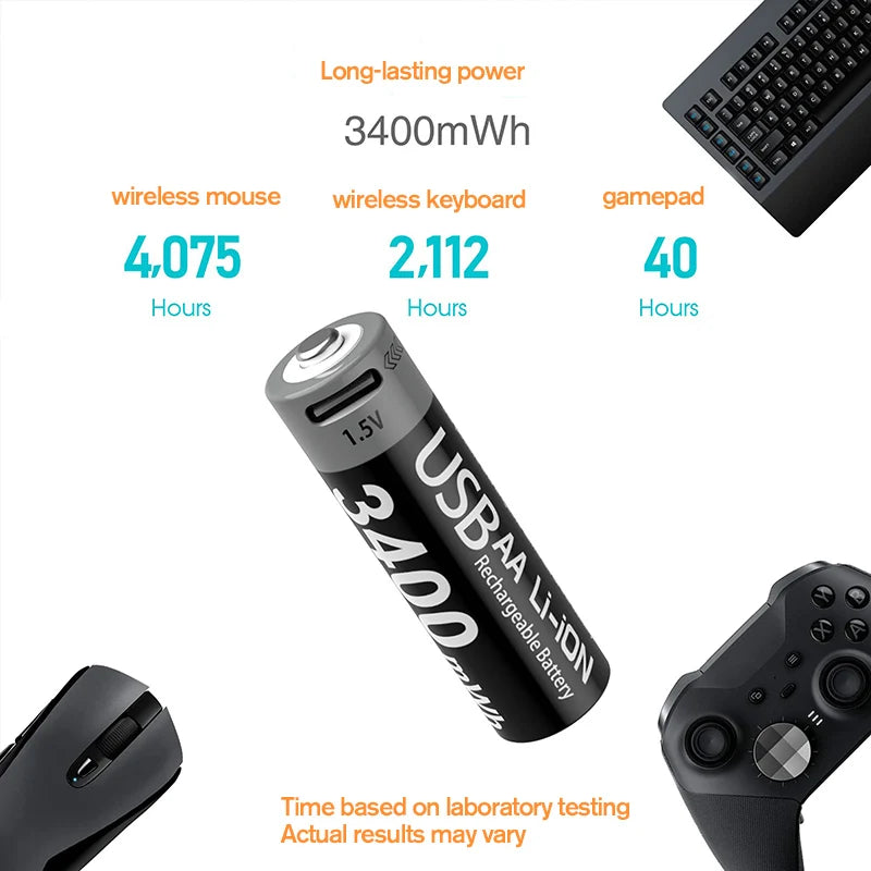 Kuugro Rechargeable Lithium Battery For Hunting USB Security Camera Sets