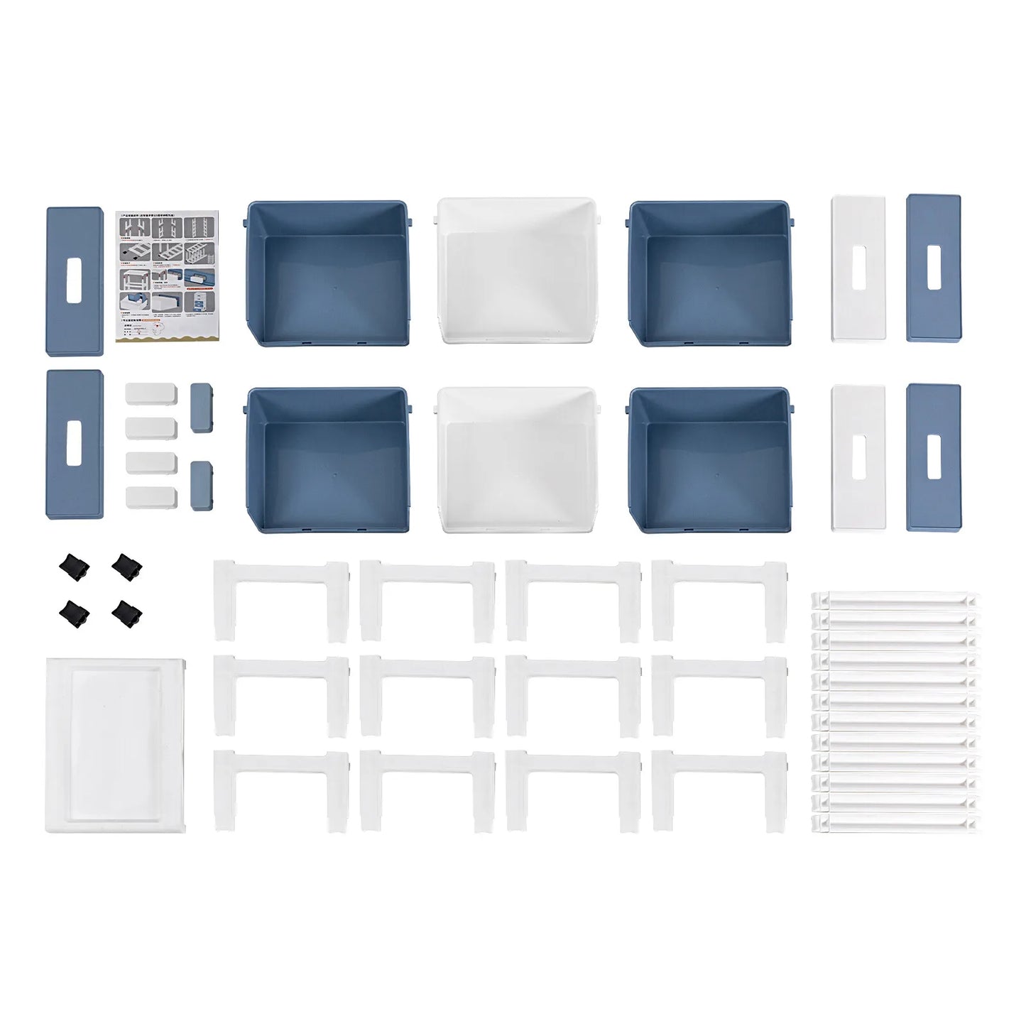 6-Drawer Organizer Cabinet For Household Storage
