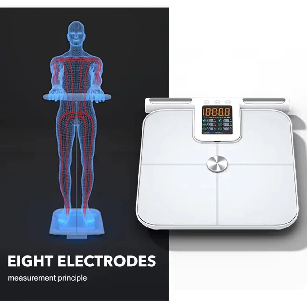 Smart Body Composition Scale 8 Electrode Digital Bathroom Scale