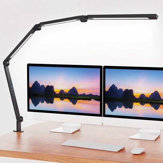 AILBTON Ultra Bright LED Desk Lamp USB Powered With Dimmable Swing Arm