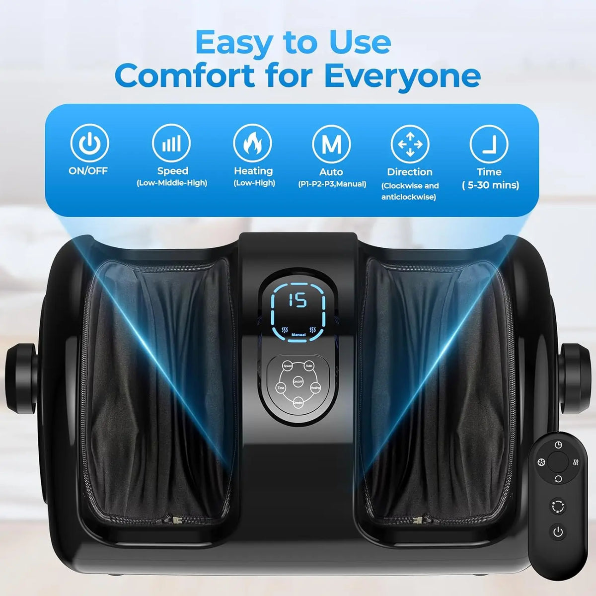 Htm Electric Foot And Calf Shiatsu Massage Machine