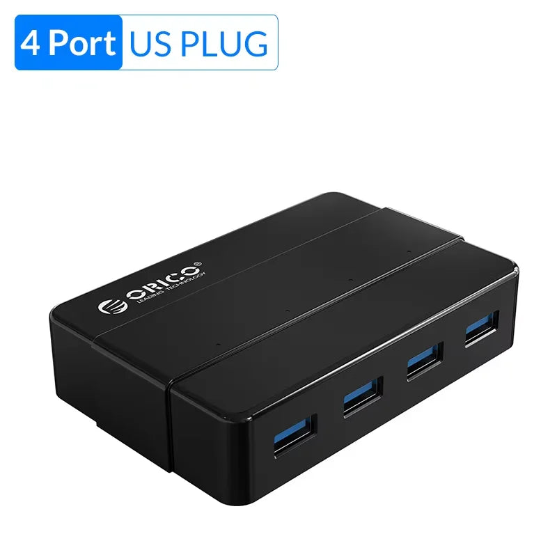 ORICO 7 Port USB SuperSpeed Hub 12V Power Adapter Included