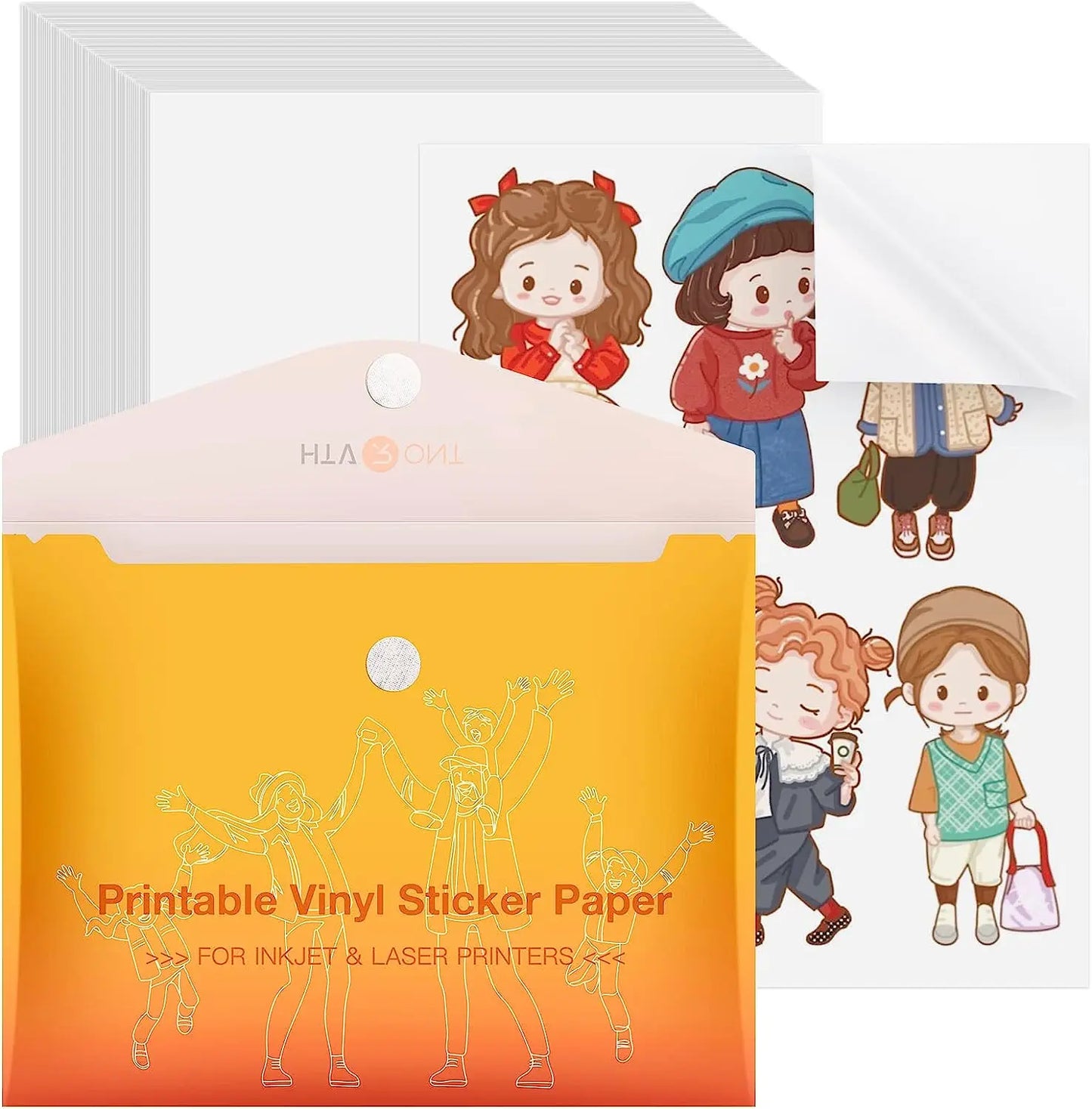 Htvront Premium Waterproof Printable Vinyl Sticker Paper