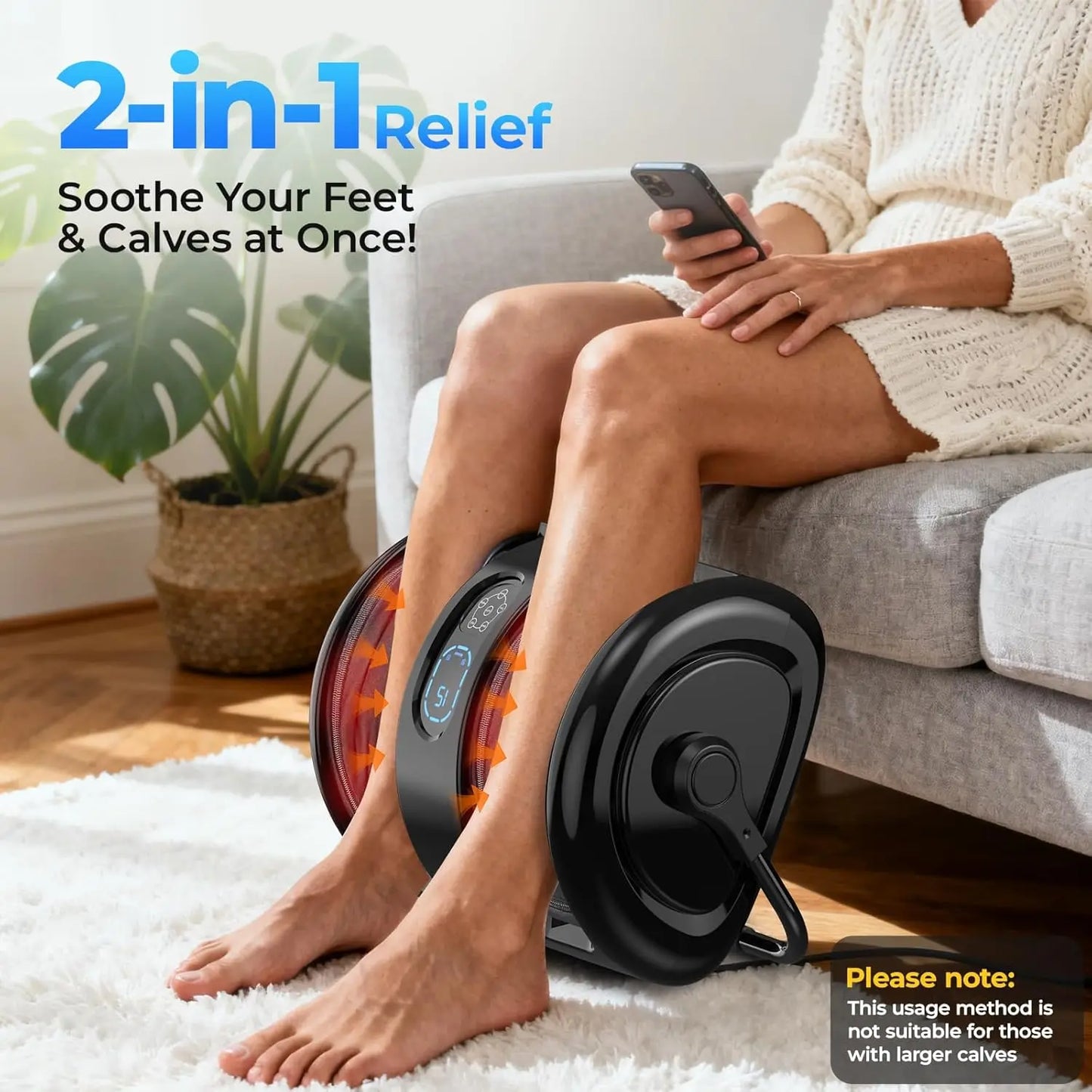 Htm Electric Foot And Calf Shiatsu Massage Machine