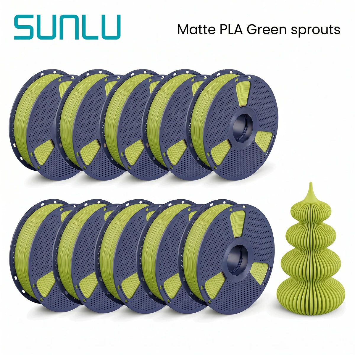 Sunlu Matte PLA 3D Printer Filament Premium Quality Smooth Prints