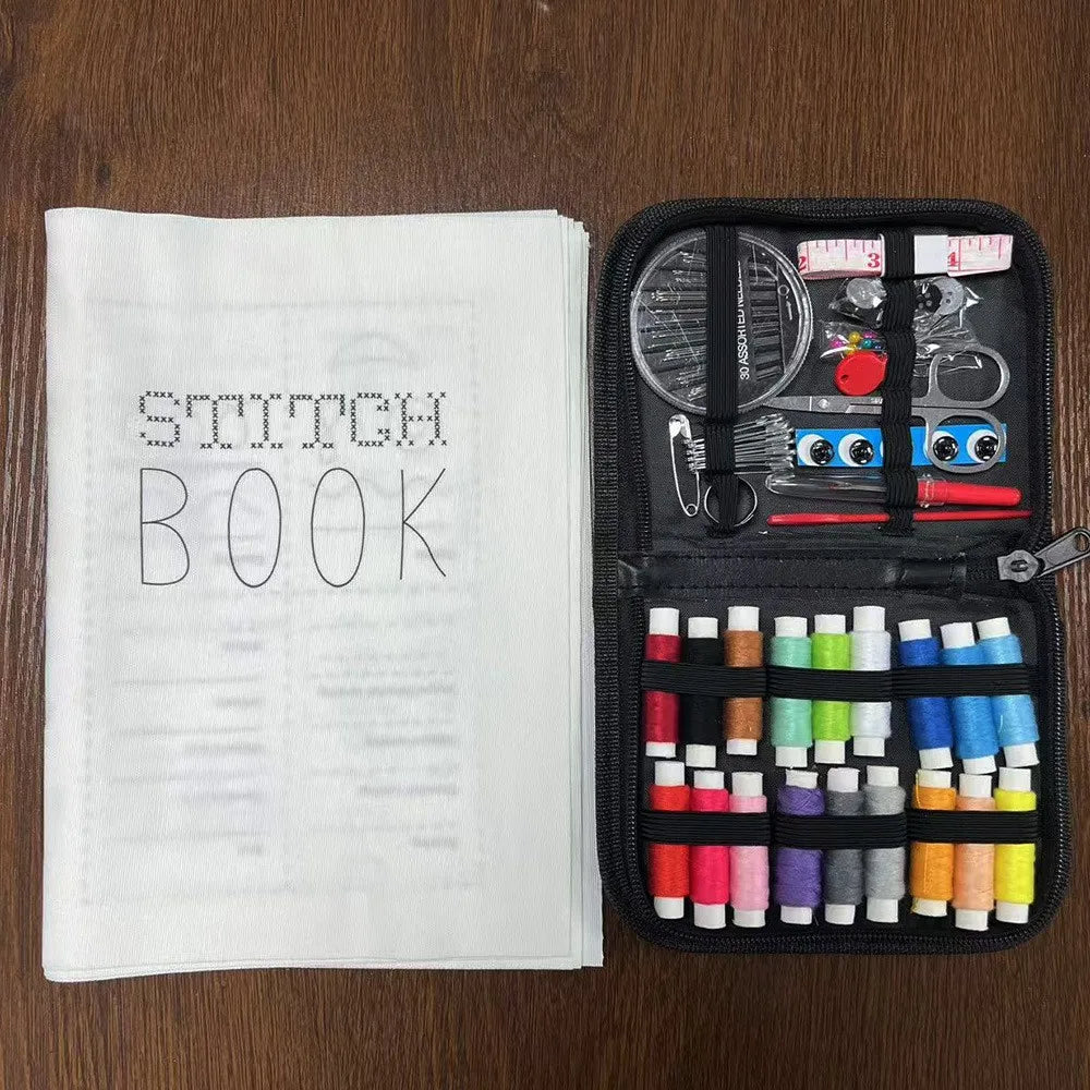 DIY Cross-Stitch Embroidery Needlework Pattern Book Linen Beginner Guide