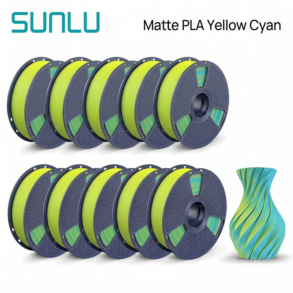 Sunlu Matte PLA 3D Printer Filament Premium Quality Smooth Prints