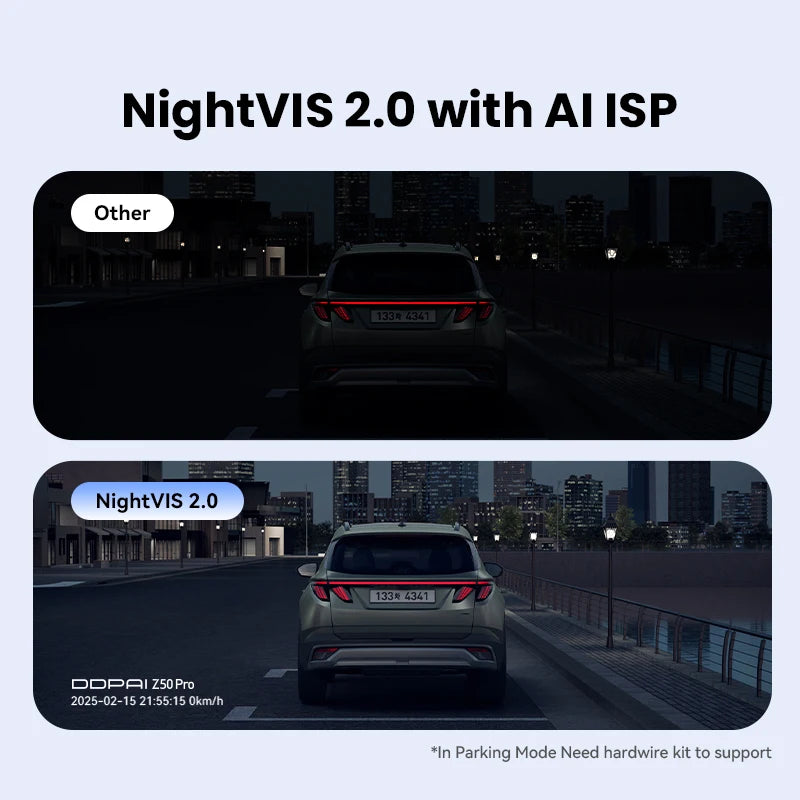 DDPAI Z50 Pro 4K Front And Rear Dash Cam Recorder